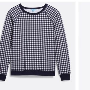 Draper James Gingham Sweatshirt